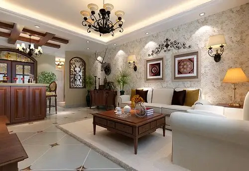 阳光温馨田园风格一居室装修效果图