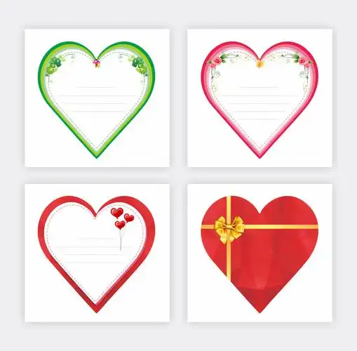 首页 设计元素 装饰图案 装饰图案 >情人节爱心卡片图案 千图网提供