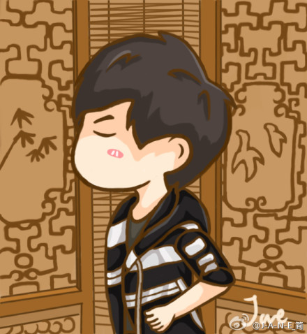 跪求林俊杰卡通形象大图