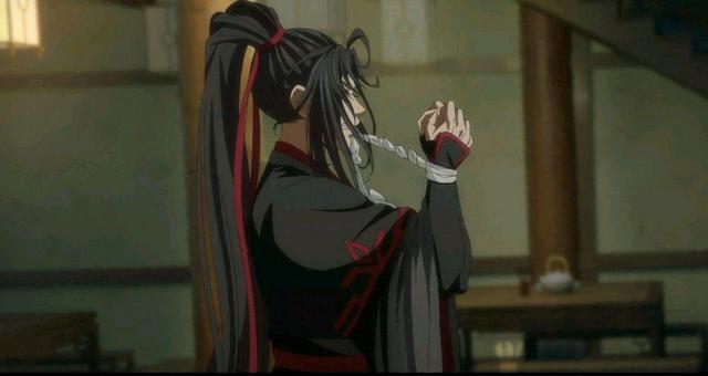 魔道小剧场,蓝湛抹额绑魏婴,魏婴不知其意,蓝曦臣很操心