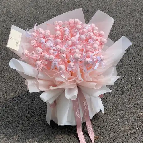 六一儿童节棒棒糖花束