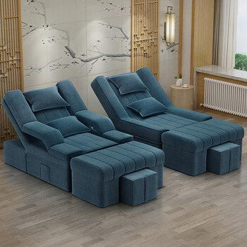 足疗泡脚床美睫沐足躺椅美容床采耳床会所洗浴中心休息床沙发 定制专