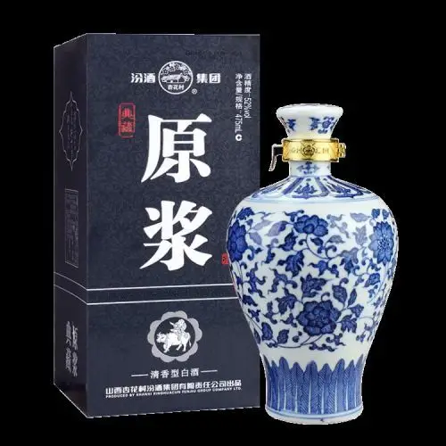 山西汾酒52度青花瓷典藏原浆475ml*6整箱杏花村清香型礼盒白酒