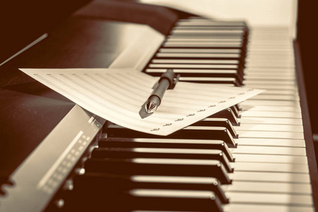 钢琴音符讲解图片