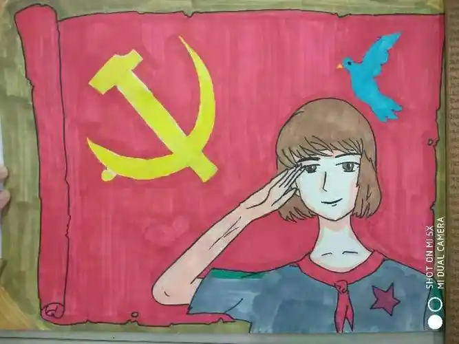 《德开小学十月画展-童心向党》