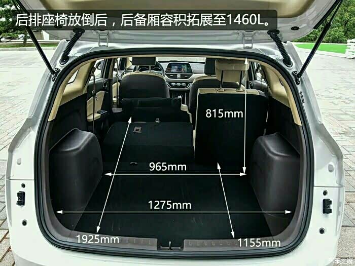 求个310w后备箱的尺寸图标好长宽高的那个图