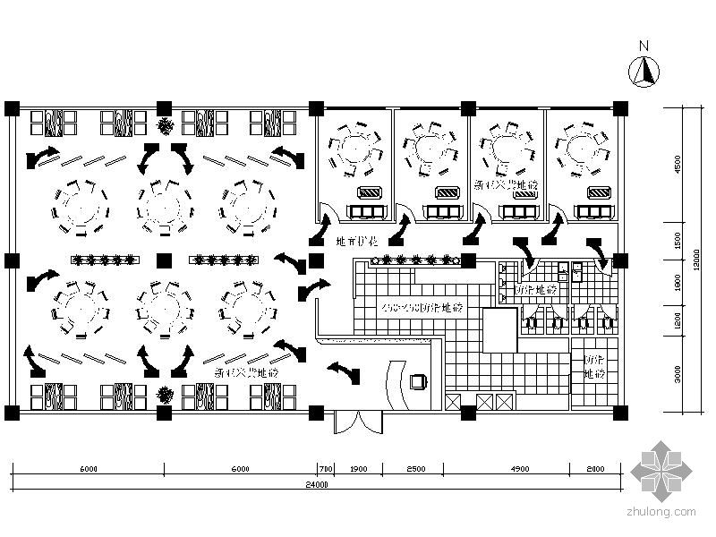 餐饮空间平面图