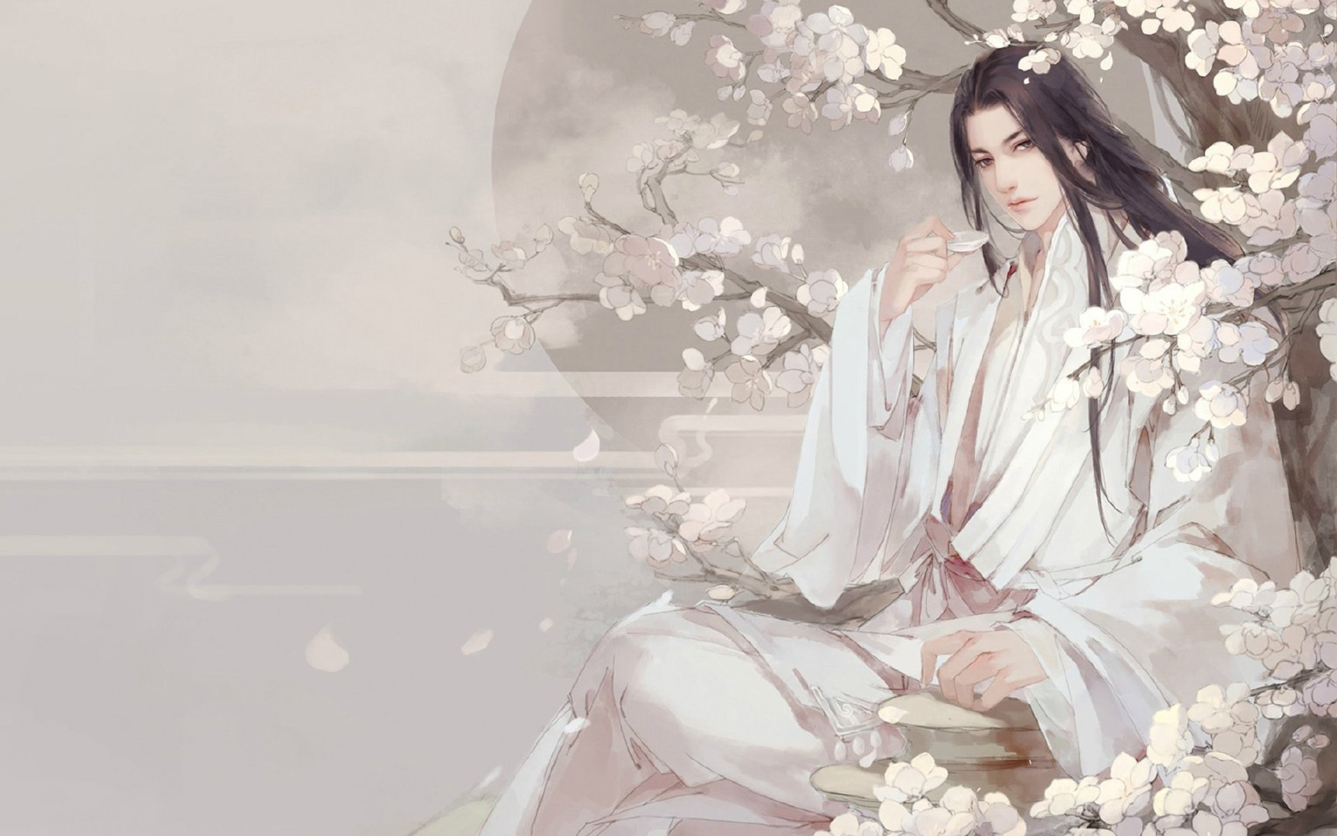 唯美动漫古风美男桌面壁纸