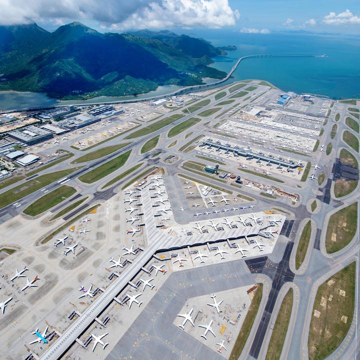 hkia停机坪的特殊鸟瞰图_中国香港_新闻_华人头条