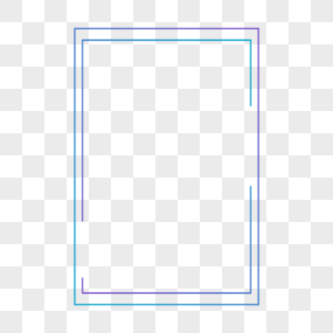 雨水简约图形蓝色渐变长方形素材
