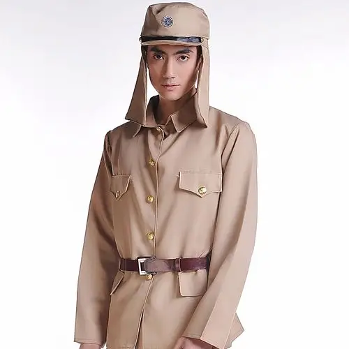 日本军装鬼子太君大佐表演舞台服饰日本兵演出服装表演服装小鬼子