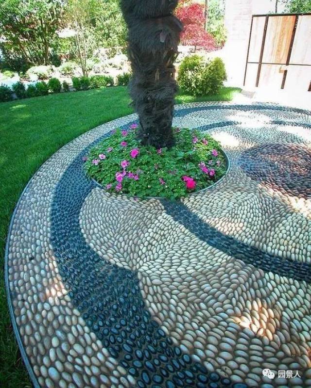 鹅卵石铺装 · 匠心之美