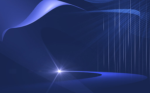 蓝色科技风线条展板海报背景商务大气简约