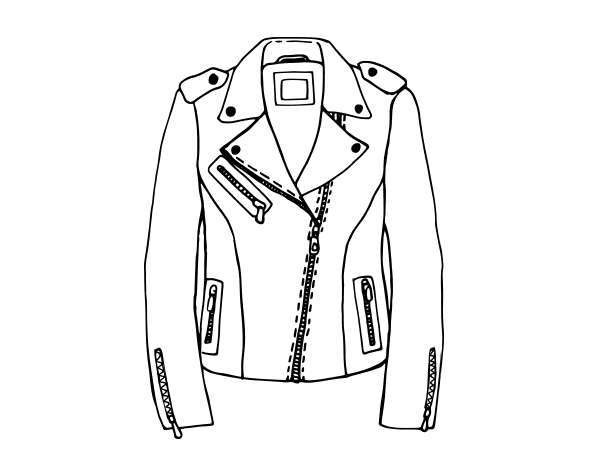 夹克简笔画图片