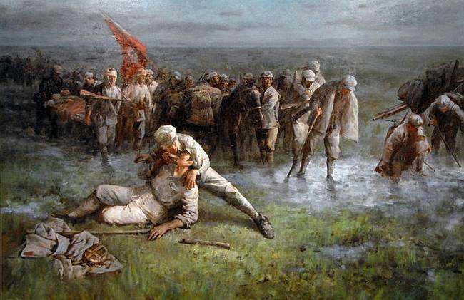 今天一个重要的日子,让我们纪念红军长征胜利82周年