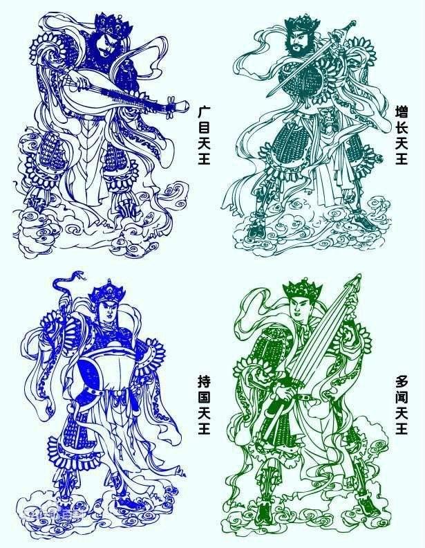 《封神演义》中魔家四将是四大天王,而四大天王却不是魔家四将