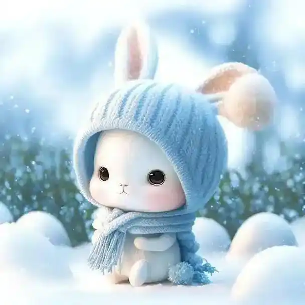 祝大家2023年兔年大吉 萌兔头像,新春新气象#星空壁纸小 - 抖音