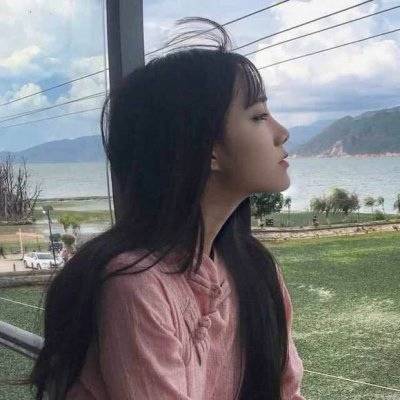 清纯高冷女生头像侧脸你是梦中虚妄