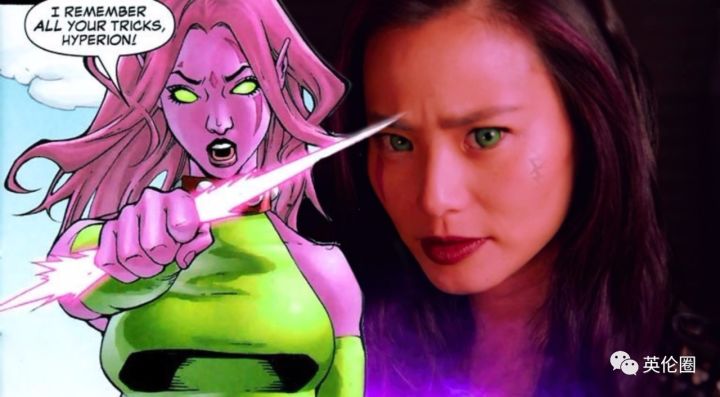 杰米·钟在《天赋异禀》中饰演了变种人"闪烁",也就是范冰冰在《x战警