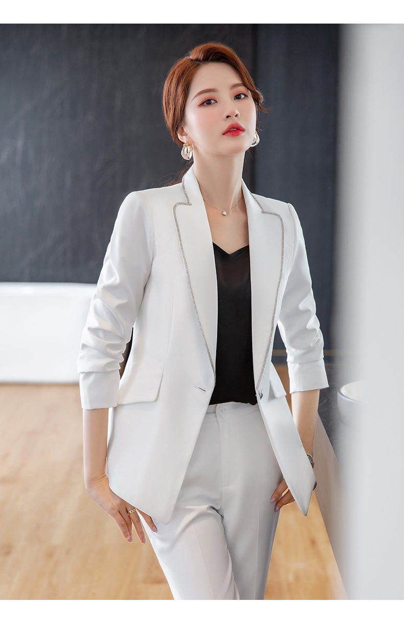 女韩版时尚秋冬新款商务正装修身职业装-知韵-时尚女装76255-kl#92