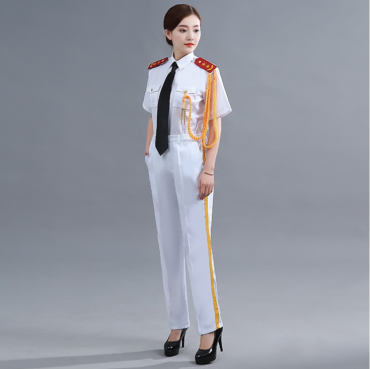 男女款军装礼服夏旗班升旗手文工团军乐队服装演出服军鼓制服套装