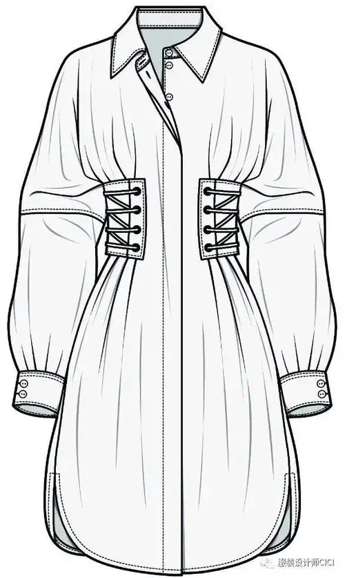 符号库添加时尚单品6点击预定义库勾选更多的符号库服装设计的办法