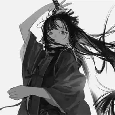 黑白系古风女头105张_女生头像_头像屋