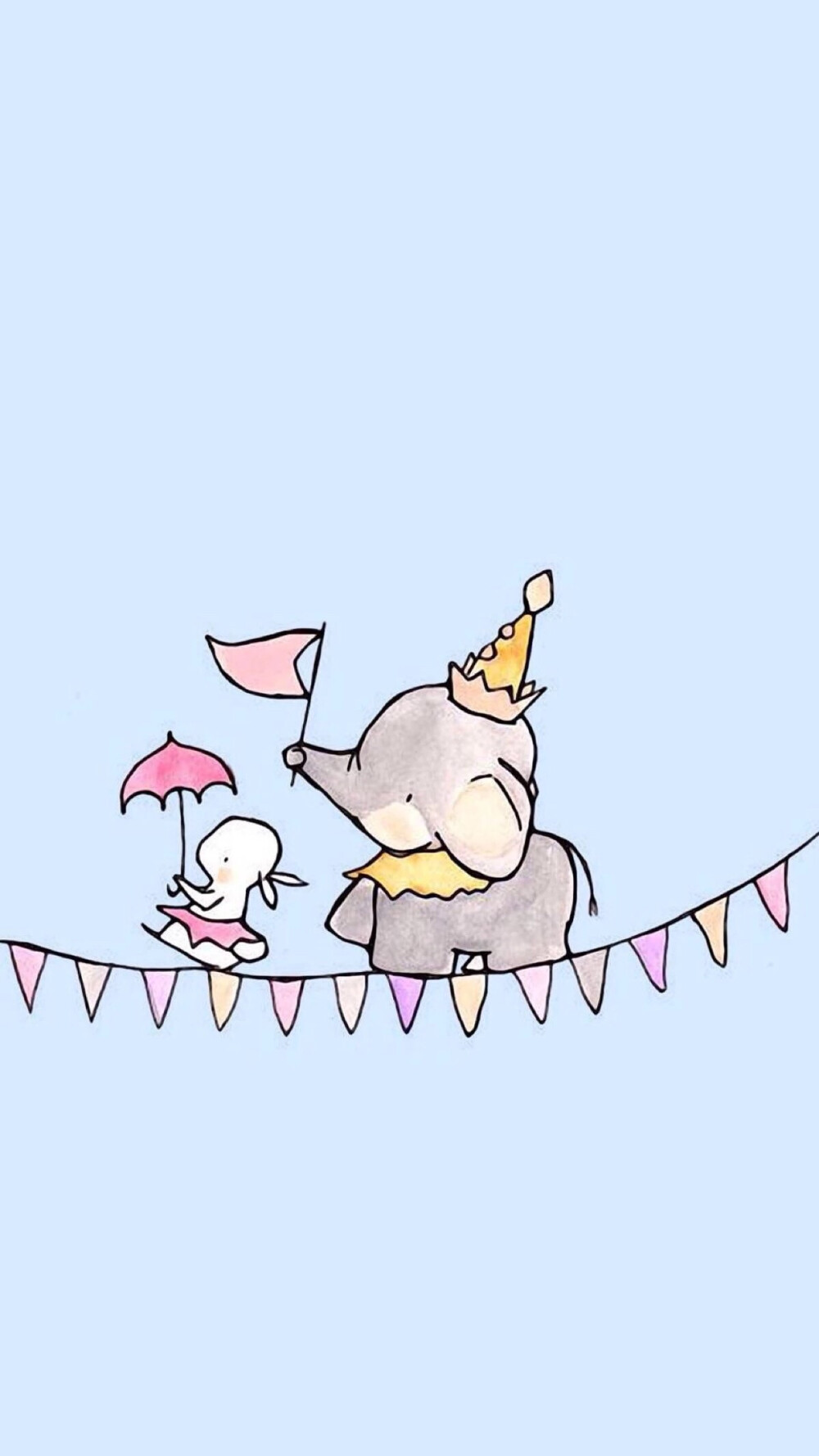 小清新治愈系可爱手绘插画萌萌哒71