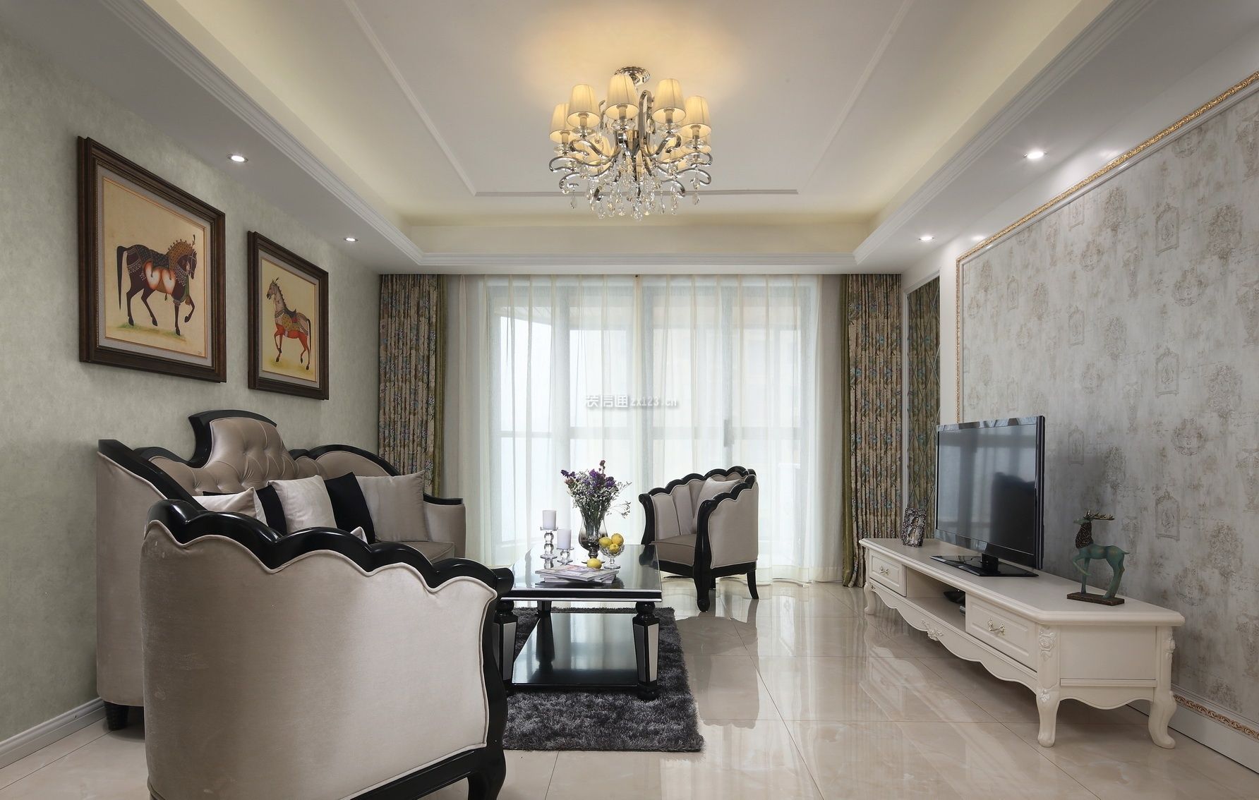 客厅吊顶装修设计 客厅吊顶装修效果图2020