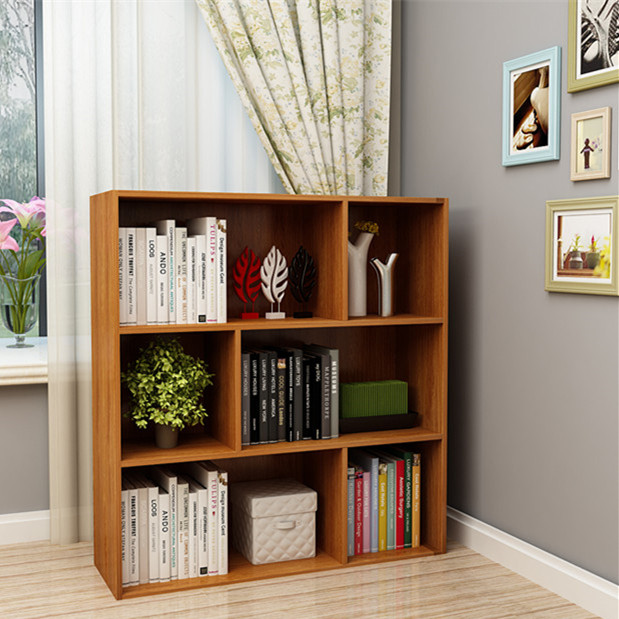 书柜迷你小型书架落地简易省空间卧室窄现代简约桌上儿童组合格子