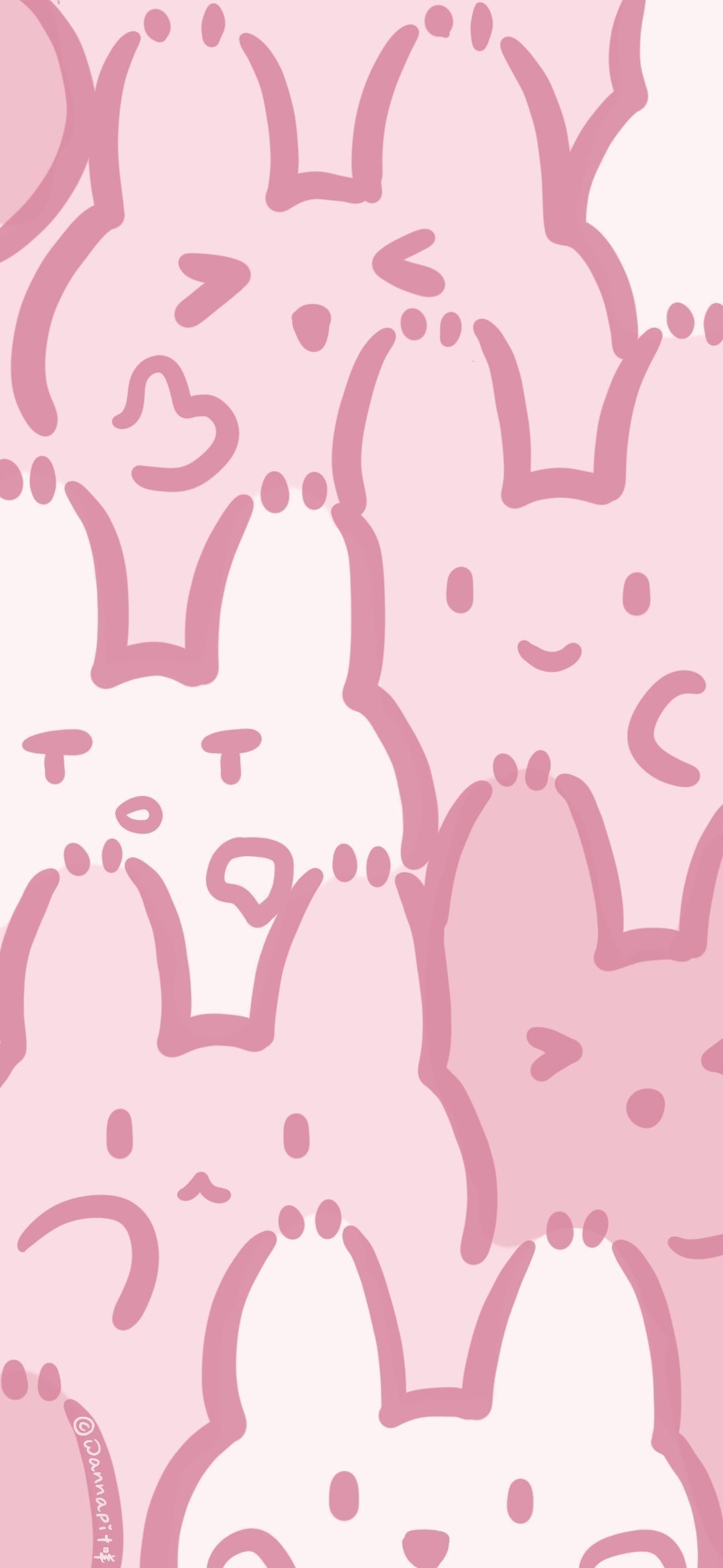 可爱粉色系壁纸_手机壁纸_动漫卡通手机壁纸_我要个性网