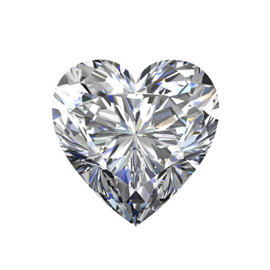 gia天然心形裸钻1.01克拉f vs1净度 ex ex 伊饰伊戒珠宝