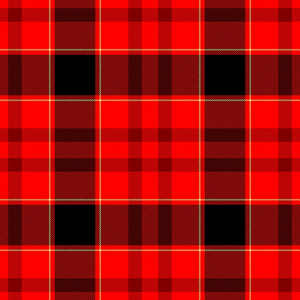 红黑苏格兰格子钻石格子格子织物无缝模式纹理背景照片