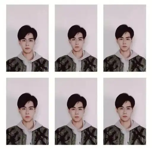 胡一天证件照合集