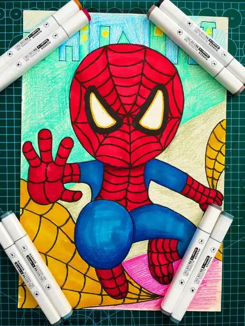 马克笔动漫蜘蛛侠