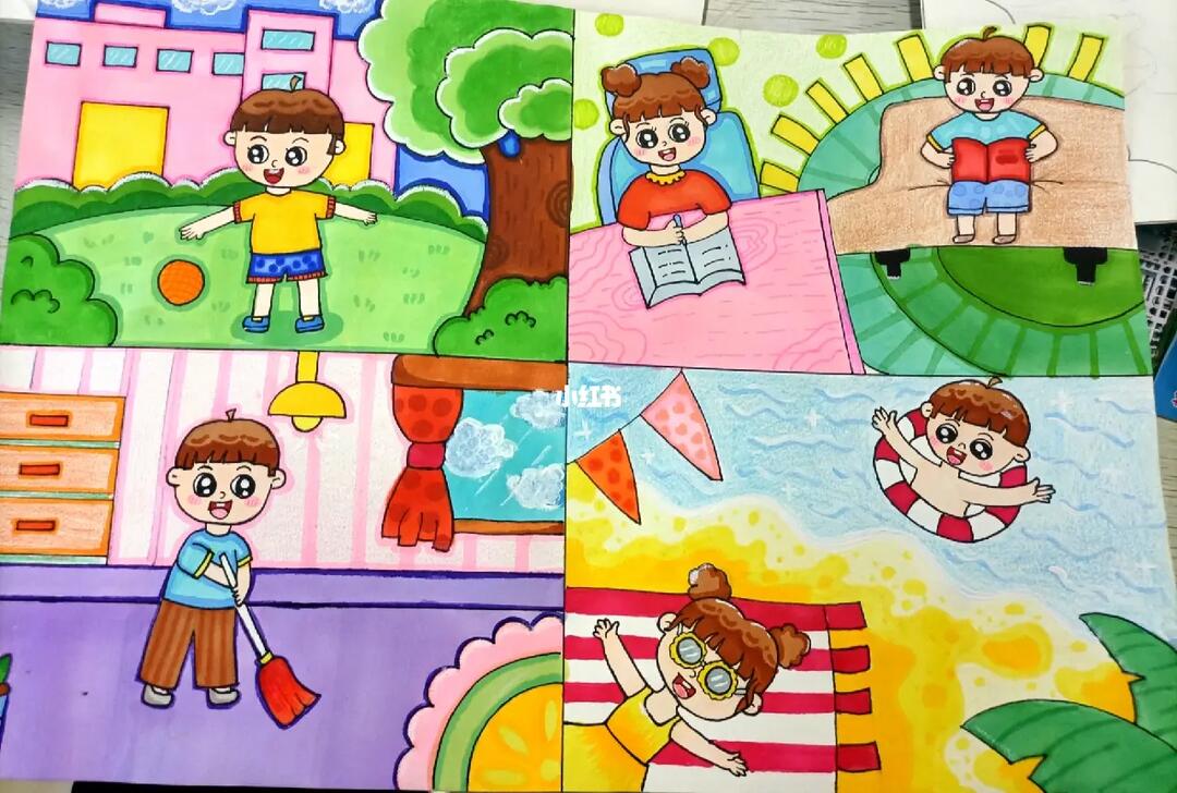 幼儿主题画临摹  #幼儿创意画  #幼儿园一日生活  临摹画