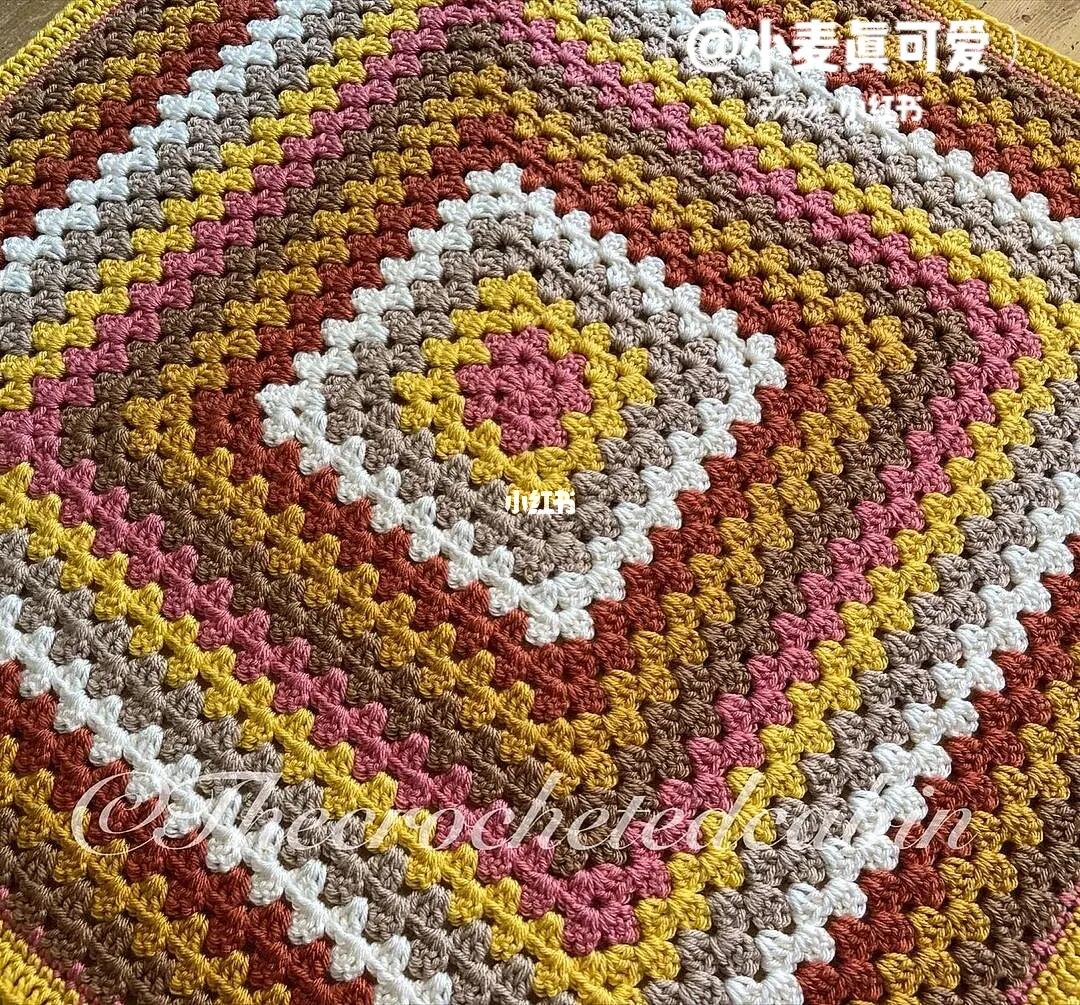 祖母格钩针毯子欣赏