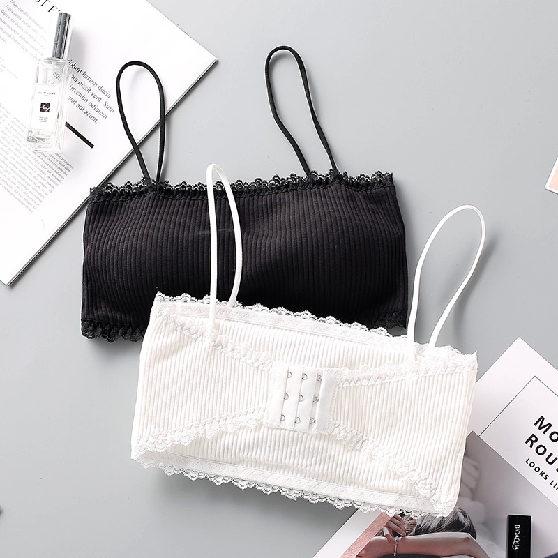 无肩带抹胸内衣女露肩上衣裹胸防走光打底吊带背心学生少女文胸