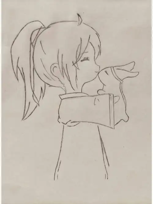 魏婴和蓝湛的简笔画