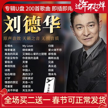 刘德华u盘专辑流行经典老歌曲粤语怀旧无损高音质音乐汽车载优盘