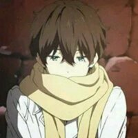 带围巾的动漫男生头像帅气冷漠_微信头像图片大全