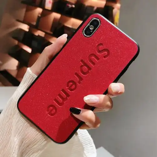 苹果x iphone8新款7创意6手机壳supreme 潮牌