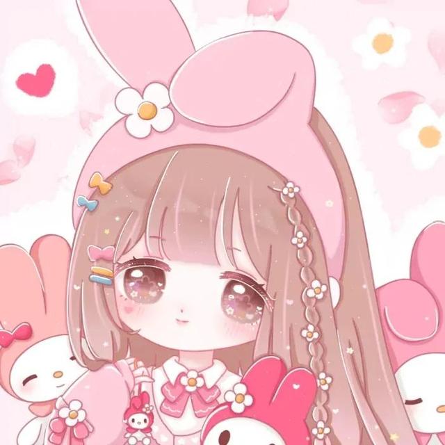 卡通头像:1124可爱少女心卡通头像
