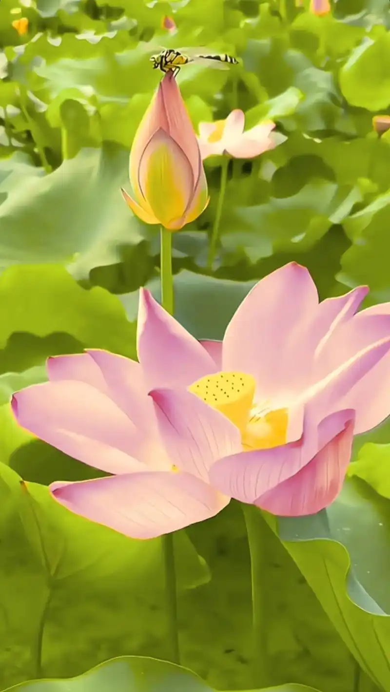 夏天到了,,漂亮的荷花美景#好运莲莲荷花分享给你 #荷塘美景