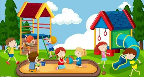 夏津中心幼儿园户外自主游戏活动