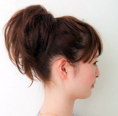 洋梨脸适合扎什么样的马尾梨形脸女生马尾发型