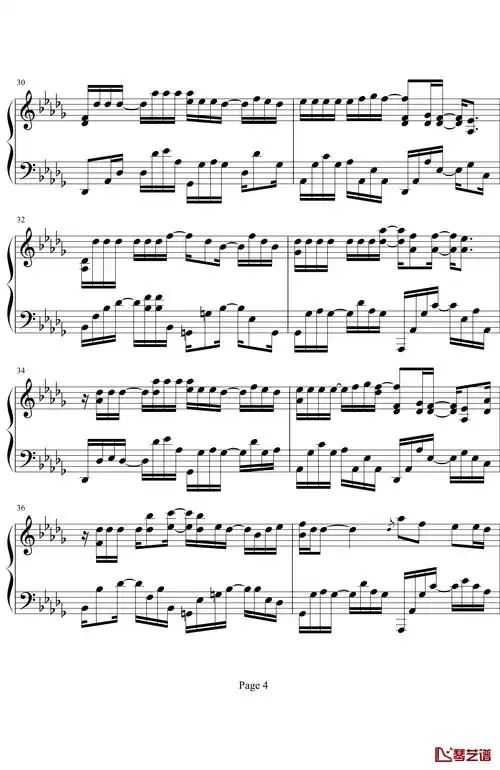 遇到钢琴谱-方雅贤4