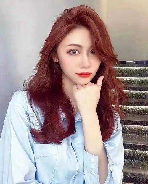 96超酷发色 葡萄99酒红色96 喜欢酷酷的小姐姐抓紧了96超级显