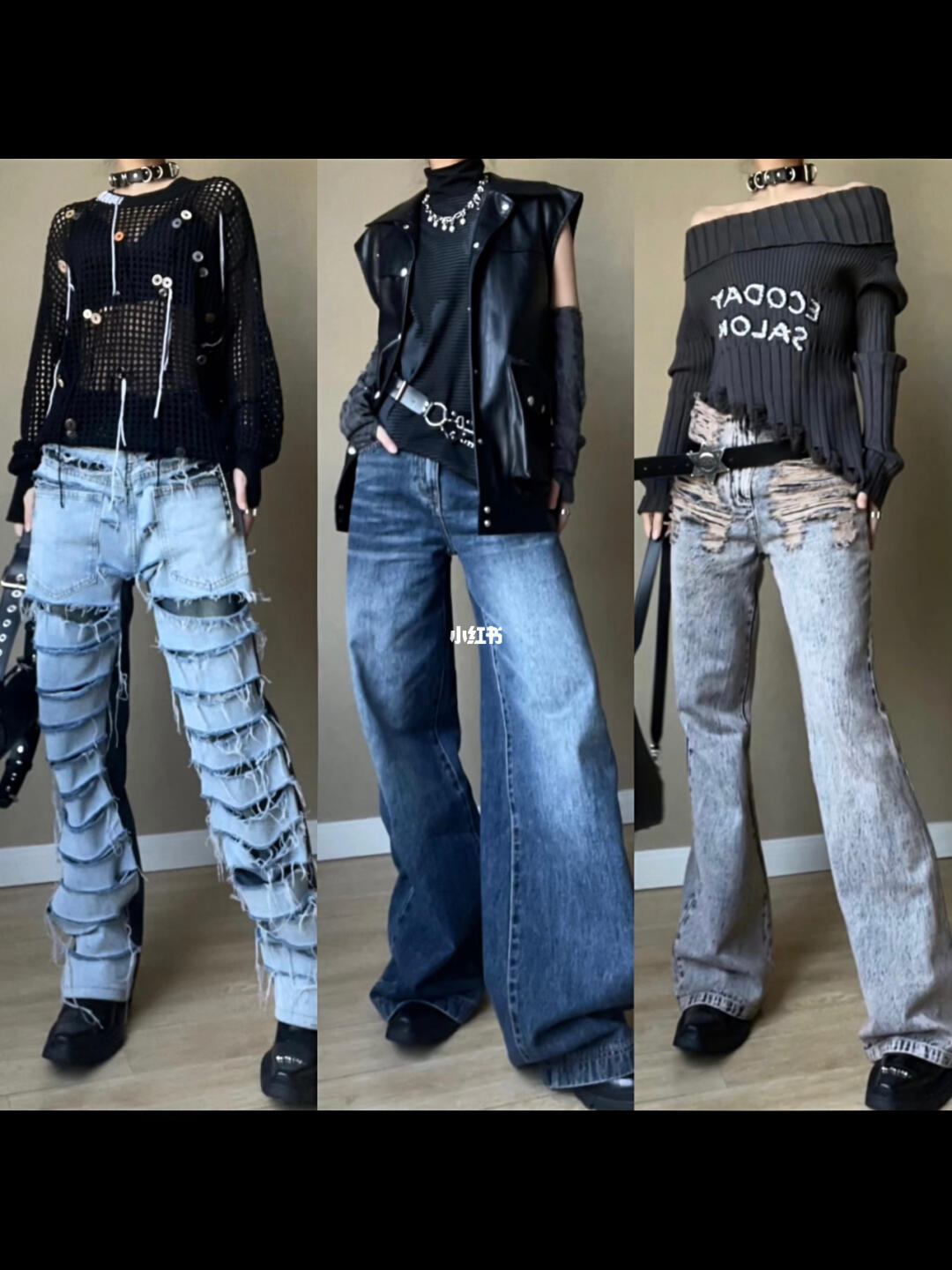 badvibe摇滚轻朋克穿搭