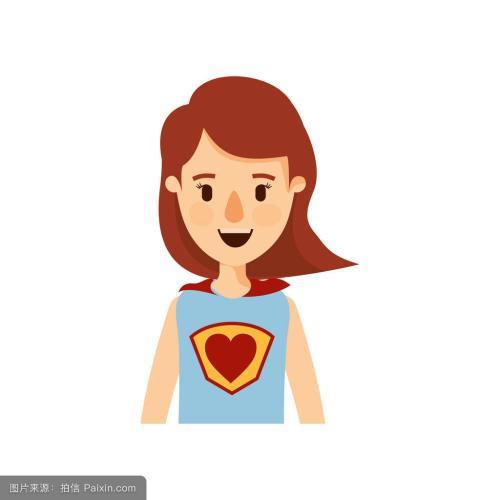 妈妈头像的彩色简笔画